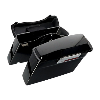 Standard Saddlebag Set. Black 94-13 Flt/Touring i gruppen Reservdelar & Tillbehr / Vskor & Tillbehr / Hrda Sidovskor hos Blixt&Dunder AB (591066)