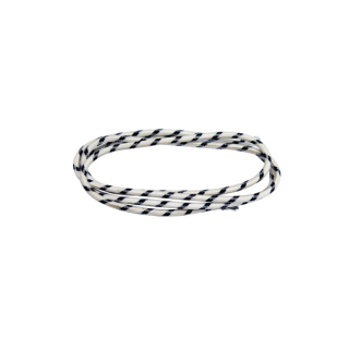 Classic Cloth Covered Wiring, 25Ft. Roll. White/Black i gruppen Reservdelar & Tillbehör / Eldelar / Elkabel & Kontakter / Elkabel hos Blixt&Dunder AB (592643)