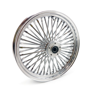 Mcs Radial 48 Fat Spoke Front Wheel 3.50 X 18 Df Chrome 00-07 Touring, i gruppen Reservdelar & Tillbehr / Hjul & bromsar / Hjul / Kompletta ekerhjul 18