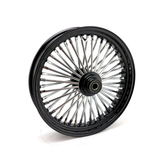 Mcs Radial 48 Fat Spoke Front Wheel 3.50 X 18 Sf Black 04-05 Fxdwg Sf i gruppen Reservdelar & Tillbehr / Hjul & bromsar / Hjul / Kompletta ekerhjul 18