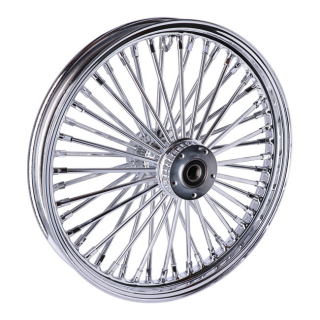 Mcs Radial 48 Fat Spoke Front Wheel 2.15 X 19 Df Chrome Custom Applica i gruppen Reservdelar & Tillbehr / Hjul & bromsar / Hjul / Kompletta ekerhjul 19