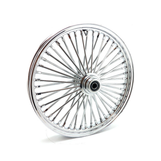 Mcs Radial 48 Fat Spoke Front Wheel 2.15 X 21 Sf Chrome 04-05 Fxdwg Sf i gruppen Reservdelar & Tillbehr / Hjul och Axlar / Hjul / Kompletta ekerhjul 21