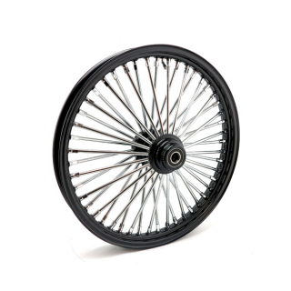 Mcs Radial 48 Fat Spoke Front Wheel 2.15 X 21 Sf Black 04-05 Fxdwg Sf i gruppen Reservdelar & Tillbehr / Hjul & bromsar / Hjul / Kompletta ekerhjul 21