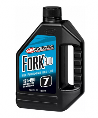 Maxima Fork Fluid Racing 7W / 1 Liter | 33,8 Fl. Oz. / Blue Fluid Raci i gruppen Servicedelar & Olja / Olja & rengring / Olja, vtskor och fett / Gaffelolja hos Blixt&Dunder AB (599017)