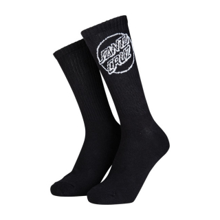 Santa Cruz Opus Dot Socks Black  Size 42-45 Eu Roll Up And Stand Out I i gruppen Klder & Utrustning / Klder / Strumpor och Underklder hos Blixt&Dunder AB (700614)