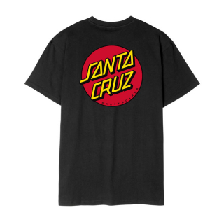 Santa Cruz Dot Chest T-Shirt Black i gruppen Klder & Utrustning / Klder / T-shirts hos Blixt&Dunder AB (700622_r)