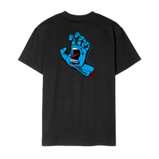 Santa Cruz Screaming Hand Chest T-Shirt Black i gruppen Klder & Utrustning / Klder / T-shirts hos Blixt&Dunder AB (700627_r)