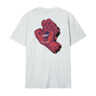 Santa Cruz Screaming Foam Hand T-Shirt Athletic Heather i gruppen Klder & Utrustning / Klder / T-shirts hos Blixt&Dunder AB (700646_r)