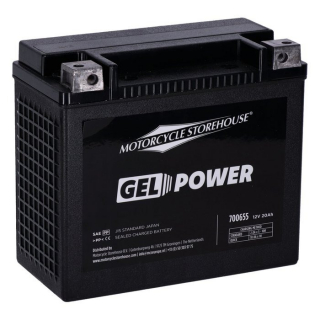 MCS, Nano Series sealed GEL battery. 12V, 20Ah, 360cca Harley: 91-24 S i gruppen Servicedelar & Olja / Batterier / AGM / Gel hos Blixt&Dunder AB (700655)