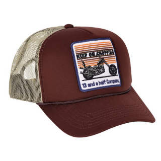 13 1/2 Keep On Chopping trucker cap brown/khaki One size fits most Loo i gruppen Klder & Utrustning / Kepsar & Mssor / Kepsar hos Blixt&Dunder AB (704660)