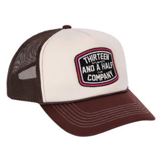 13 1/2 Outlaw Club trucker cap brown One size fits most Looking for a i gruppen Klder & Utrustning / Kepsar & Mssor / Kepsar hos Blixt&Dunder AB (704663)