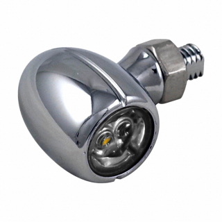 Mini Q, 3-1 taillight/turn signal combo. Chrome i gruppen hos Blixt&Dunder AB (709029)