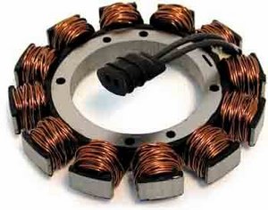 Stator FL/FX 76-80, 2-pins in the group Parts & Accessories / Electrical parts / Charging / Stator & rotor at Blixt&Dunder AB (71-0041)