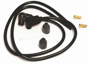 Ignition wires, black silicone, Sumax electric/point ignitions in the group Parts & Accessories / Electrical parts / Ignition / Ignition Cables & Accessories at Blixt&Dunder AB (72-0120)