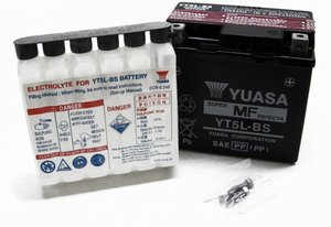 Batteri YTX5L-BS Horseshoe Oljetank (114x71x104mm, 4 AH) i gruppen Servicedelar & Olja / Slitdelar & underhll / Slitdelar vriga mrken / Batteri / Batteri Hgeffekt hos Blixt&Dunder AB (72-0246)