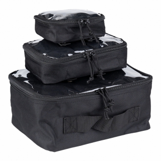 Army Surplus Organizer transparent set 3pcs black i gruppen Reservdelar & Tillbehör / Väskor & Tillbehör / Övriga väskor hos Blixt&Dunder AB (720296)