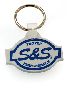 Nyckelring, S&S logo, mjukplast i gruppen Klder & Utrustning / vrigt / Nyckelringar & Gremlin Bells hos Blixt&Dunder AB (82-0068)
