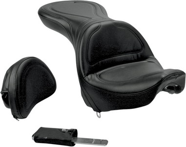 Saddlemen Explorer Seat With Driver Backrest Harley Davidson Seat Expl i gruppen Reservdelar & Tillbehr / Ram och chassidelar / Sadlar / Saddlemen hos Blixt&Dunder AB (8852JS)