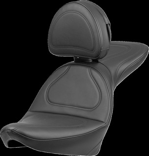 Saddlemen Explorer Seat With Driver Backrest Harley Davidson Seat Expl i gruppen Reservdelar & Tillbehr / Ram och chassidelar / Sadlar / Saddlemen hos Blixt&Dunder AB (8852JS)