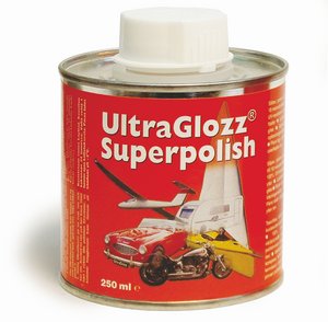 Ultra Glozz Superpolish, lack/metall/glas, 250 ml i gruppen Servicedelar & Olja / Olja & rengring / Rengring hos Blixt&Dunder AB (90-0034)