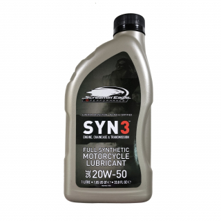 Oil H-D S/E synthetic 20W50, motor/primary/transmission in the group Service parts / Oil & Cleaning /  / Engine oil at Blixt&Dunder AB (90-0209)