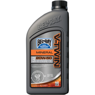 V-Twin mineral motor oil 20W50, Bel-Ray in the group Service parts / Oil & Cleaning /  / Engine oil at Blixt&Dunder AB (90-0241)