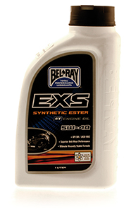 Olja Bel-Ray EXS Delsyntetisk motorolja SAE 5W/40, 1 Liters flaska i gruppen Servicedelar & Olja / Olja & rengring / Bel-ray / Motorolja hos Blixt&Dunder AB (90-0253)