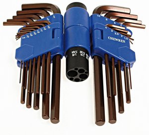 Insex nyckelsats Kombi 1.5-10mm, 9 nycklar och 0,05-3/8 tum 13nycklar i gruppen Verktyg & Skruv / Verktyg / Specialverktyg hos Blixt&Dunder AB (90-0380)
