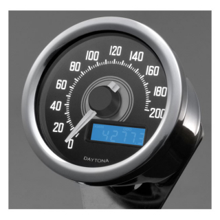 Daytona, Velona 60Mm Electronic Speedometer 200Km/H, Ss i gruppen Reservdelar & Tillbehr / Mtare / Hastighetsmtare Elektronisk hos Blixt&Dunder AB (900493)