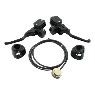 Handlebar Control Hydr. Clutch Conversion Kit. Black 96-06 Softail, 96 i gruppen  hos Blixt&Dunder AB (900557)