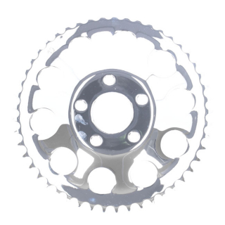 Rear Sprocket, Chrome. 49T 82-85 Fxr, 73-99 Style Offset Chop  50Mm Id i gruppen Reservdelar & Tillbehr / Vxellda & transmission / Drivlina / Sekundrdrivning kedja / Bakdrev hos Blixt&Dunder AB (900935)