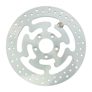 Brake rotor rear, drilled. Zinc plated steel Rear: 08-25 FLT/Touring i gruppen hos Blixt&Dunder AB (901137)