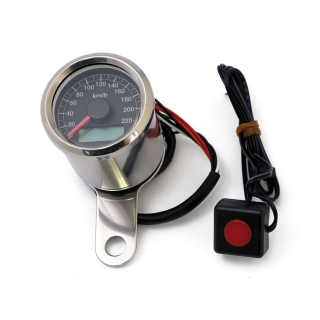 Stoker, Electronic Speedometer. 48Mm. Black Face Compatible With Stock i gruppen Reservdelar & Tillbehr / Mtare / Hastighetsmtare Elektronisk hos Blixt&Dunder AB (901161)