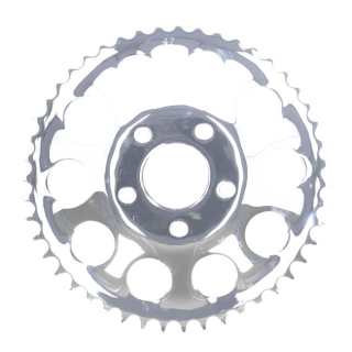 Rear Sprocket, Chrome. 47T 82-85 Fxr, 73-99 Style Offset Chop  50Mm Id i gruppen Reservdelar & Tillbehör / Växellåda & transmission / Drivlina / Sekundärdrivning kedja / Bakdrev hos Blixt&Dunder AB (901356)