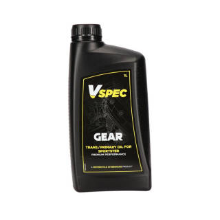 Vspec, XL Sportster primary/transmission oil. 1 liter bottle 71-22 XL, i gruppen Servicedelar & Olja / Olja & rengring / Olja, vtskor och fett / Trans-, vxelldsolja hos Blixt&Dunder AB (904508)