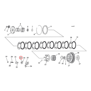 Clutch Outer Ramp Xl 71-84 i gruppen  hos Blixt&Dunder AB (905175)