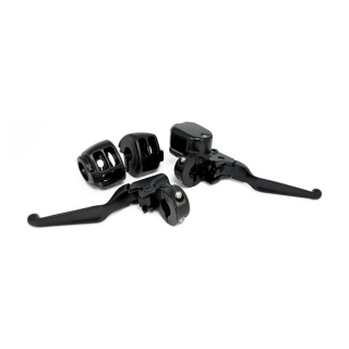 Handlebar Control Kit. Black 14-22 Xl Sportster (Single Disc, Non-Abs) i gruppen Reservdelar & Tillbehr / Styren & Tillbehr / Handtag, Reglage & Tillbehr  / Handtags-kit hos Blixt&Dunder AB (905431)