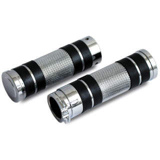 Knurled handlebar grip set 74-22 H-D with single or dual throttle cabl i gruppen  hos Blixt&Dunder AB (908941)