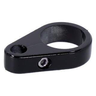 2-piece frame cable clamp. Clutch. Black Universal Black, 1 1/8 ID, 1 i gruppen Reservdelar & Tillbehr / Ram och chassidelar / Rrklammer - Klammer hos Blixt&Dunder AB (910594)