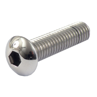 Buttonhead Bolt Pol. Ss 10/24 X 5/8 i gruppen Verktyg & Skruv / Skruv, muttrar & brickor / Rostfritt / Rostfritt Kullrig insex / rostfritt Kullrig insex 10/24