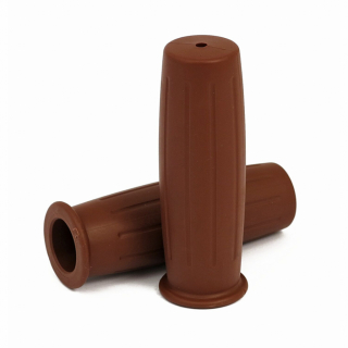 Gripster, handlebar grip set. Brown 7/8