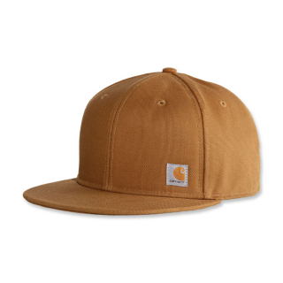 Carhartt Firm duck flat brim cap carhartt brown i gruppen Klder & Utrustning / Kepsar & Mssor / Kepsar hos Blixt&Dunder AB (919713)