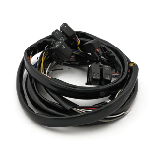 Handlebar Switch & Wiring Kit. Standard. Led. Black 07-10 Softail, 07- i gruppen Reservdelar & Tillbehr / Eldelar / vrig El / Strmbrytare hos Blixt&Dunder AB (920144)
