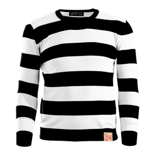 13-1/2 Outlaw Sweater Black/Off White Size 4Xl i gruppen Klder & Utrustning / Klder / Sweatshirts och Hoodies hos Blixt&Dunder AB (923313)