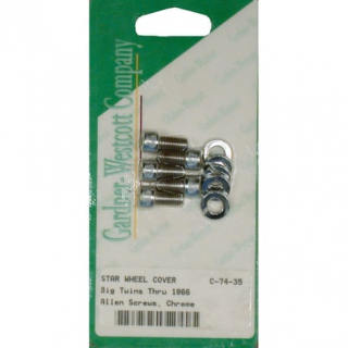Allen bolt & washer set, starhub 36-66 Big Twin  5-piece kit i gruppen Reservdelar & Tillbeh�r / Hjul och Axlar / Hjul / Nav & delar hos Blixt&Dunder AB (927435)