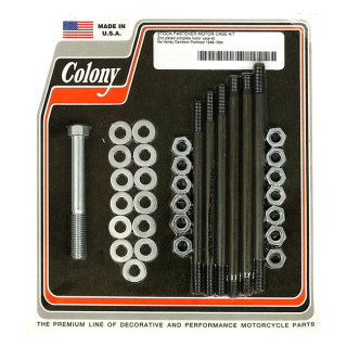 Colony Crankcase Bolt Kit 48-64 Panhead i gruppen Reservdelar & Tillbehr / Skruv- / monteringskit / Skruvkit Motor / Skruvkit Botten hos Blixt&Dunder AB (929729)