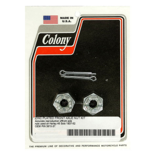 Colony Axle Nut Kit. Front 37-52 45