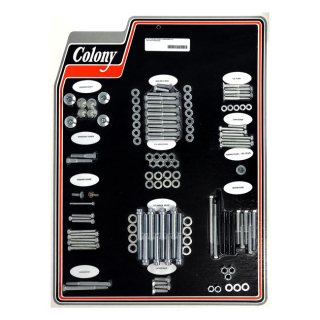 Colony Motor Screw Set 74-76 Xl Models i gruppen Reservdelar & Tillbehr / Skruv- / monteringskit / Skruvkit Motor / Skruvkit Botten hos Blixt&Dunder AB (929799)