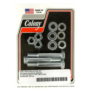 Colony, Oil Tank Mount Kit. Zinc Plated 37-52 All 45