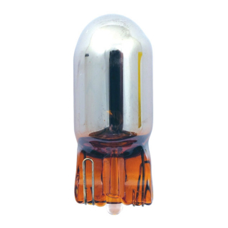 Kuryakyn, Light Bulb #194. 12V 5W. Amber Glass/Chrome i gruppen Servicedelar & Olja / Slitdelar & underhll / Harley Davidson / Gldlampor hos Blixt&Dunder AB (930714)